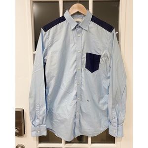 Diesel Men’s Button Down in Two-Tone Blue